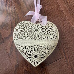 🤍 Vintage-Style Ornate Heart Wall Decor | Cottagecore Shabby Chic 🤍